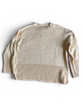 GAP Women’s 100% cotton Crewneck Sweater in Butter Yellow